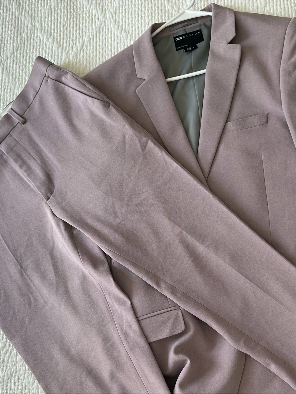 ASOS Men's Lilac Two-Piece Suit